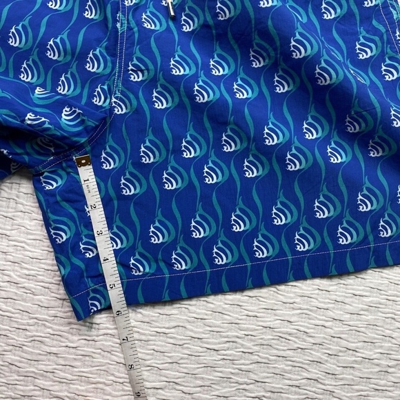 Le Sirenuse Positano Men’s Swim Trunks Sz 34 (3XL) Made In Italy Blue Lined - Picture 9 of 11